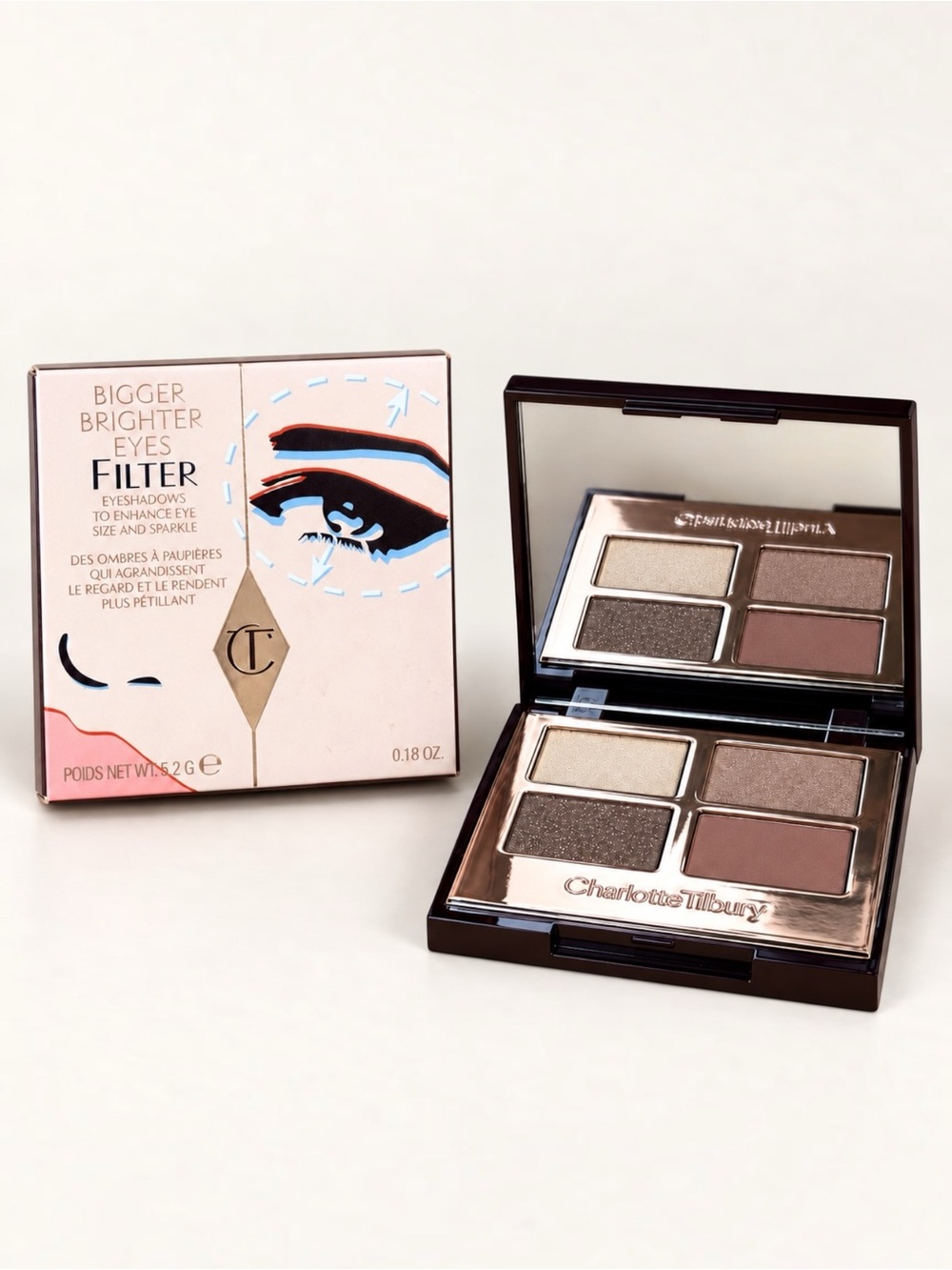 Charlotte Tilbury Exagger-Eyes Bigger Brighter Eyes Filter Eyeshadow Palette NIB
